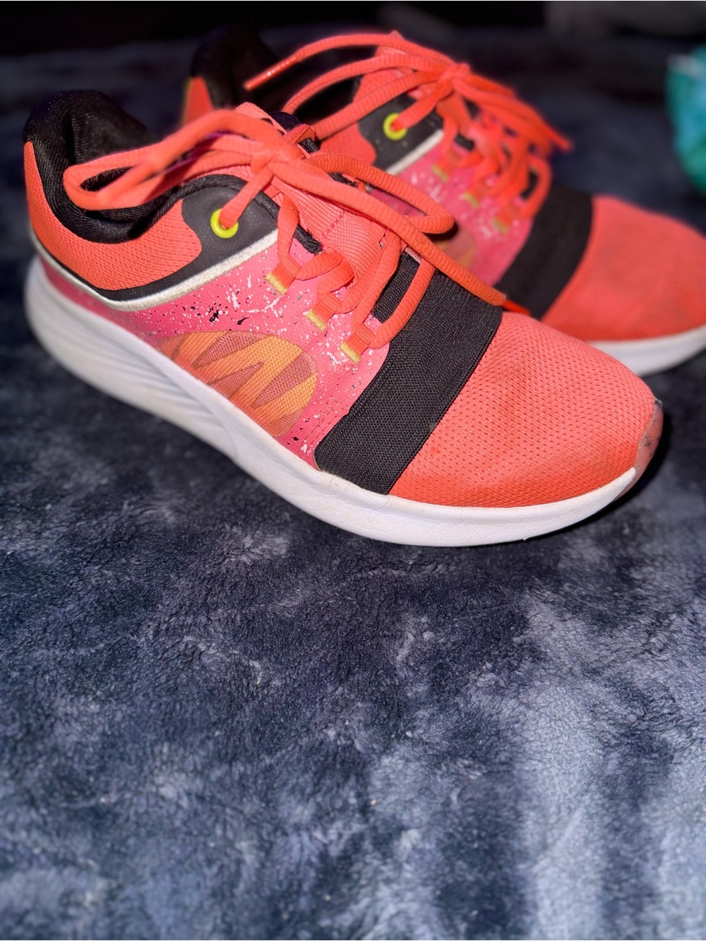 Women’s Coral Pink Lightweight Slip-On Sneakers
